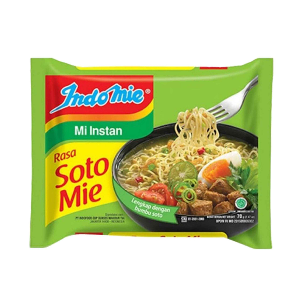 INDOMIE RASA SOTO MIE 70g / MIE INSTAN KUAH/ KUAH SOTO