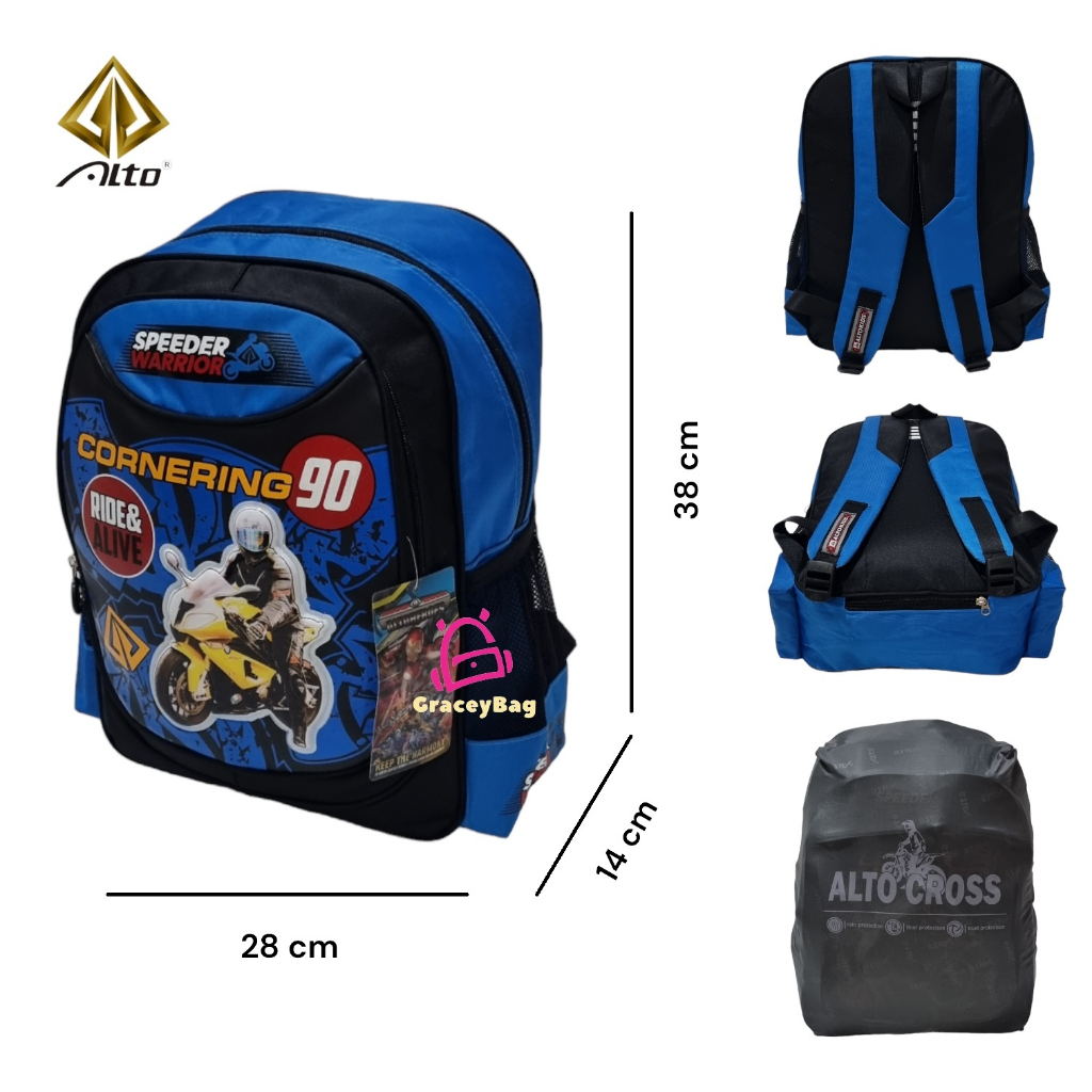 GB-41163X Tas Ransel Anak Laki / Tas Sekolah Alto Cross (New Motif)