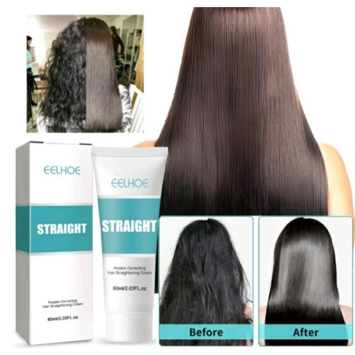 Korean Professional Salon-Krim Pelurus Rambut Perawatan Keratin