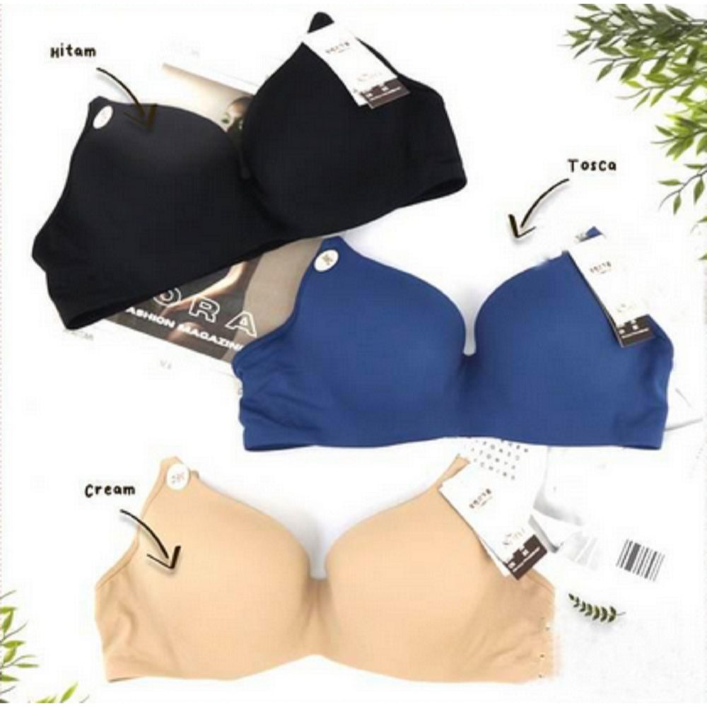 BRA 287 / BH POLOS BERKAWAT SPON TIPIS