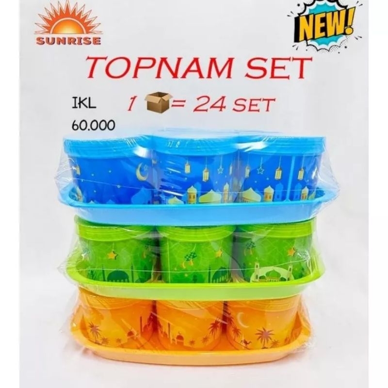 TOPLES TOPNAM SET 6 toples 1 nampan