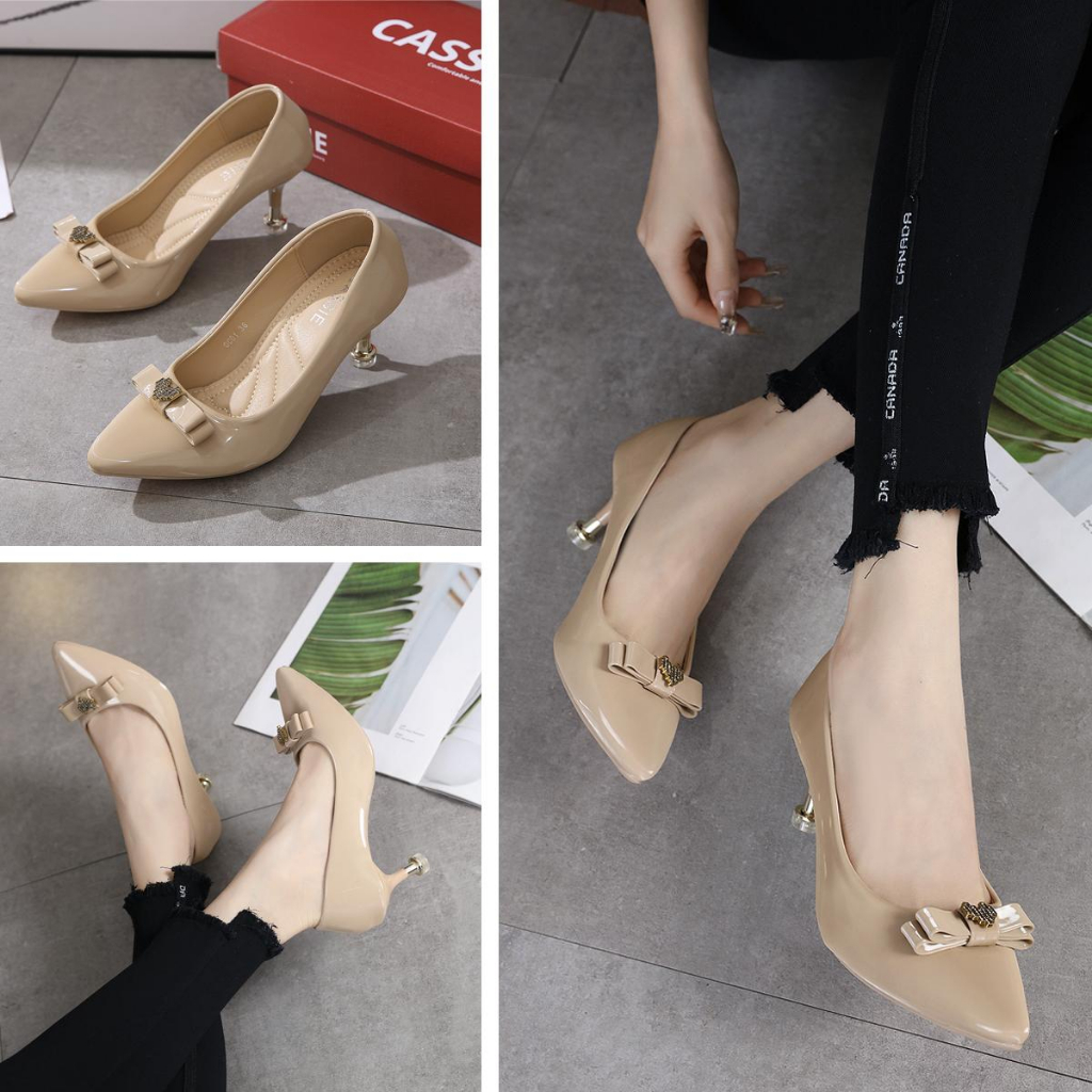 GSW Sepatu heels wanita import Sepatu hak tinggi wanita import ( GC01 ) sepatu kerja wanita high heels wanita import