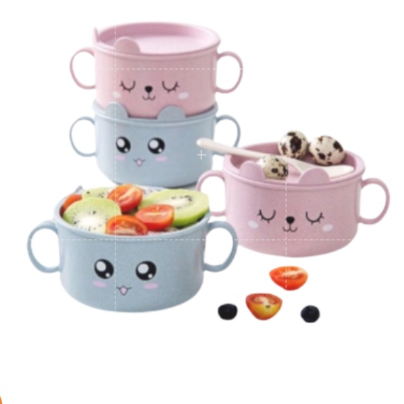 MANGKOK MAKAN GELAS BAYI KARAKTER