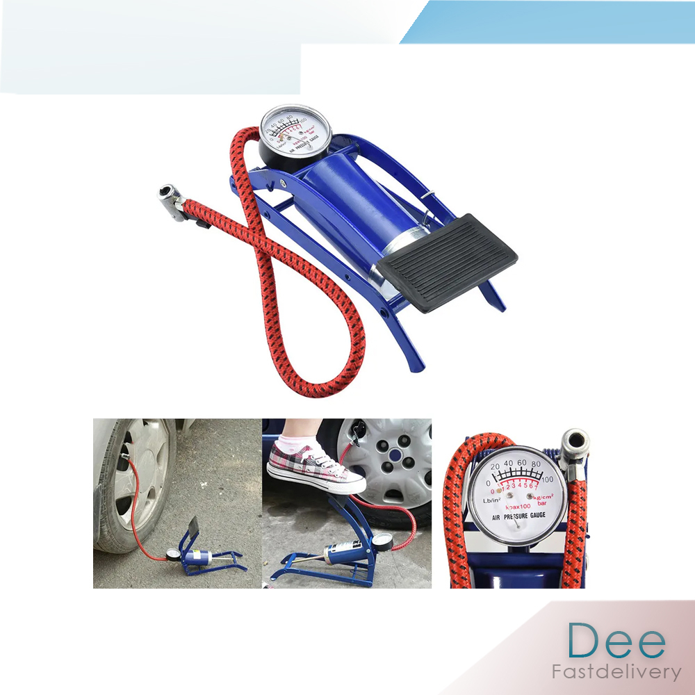 Pompa angin injak portable multi fungsi