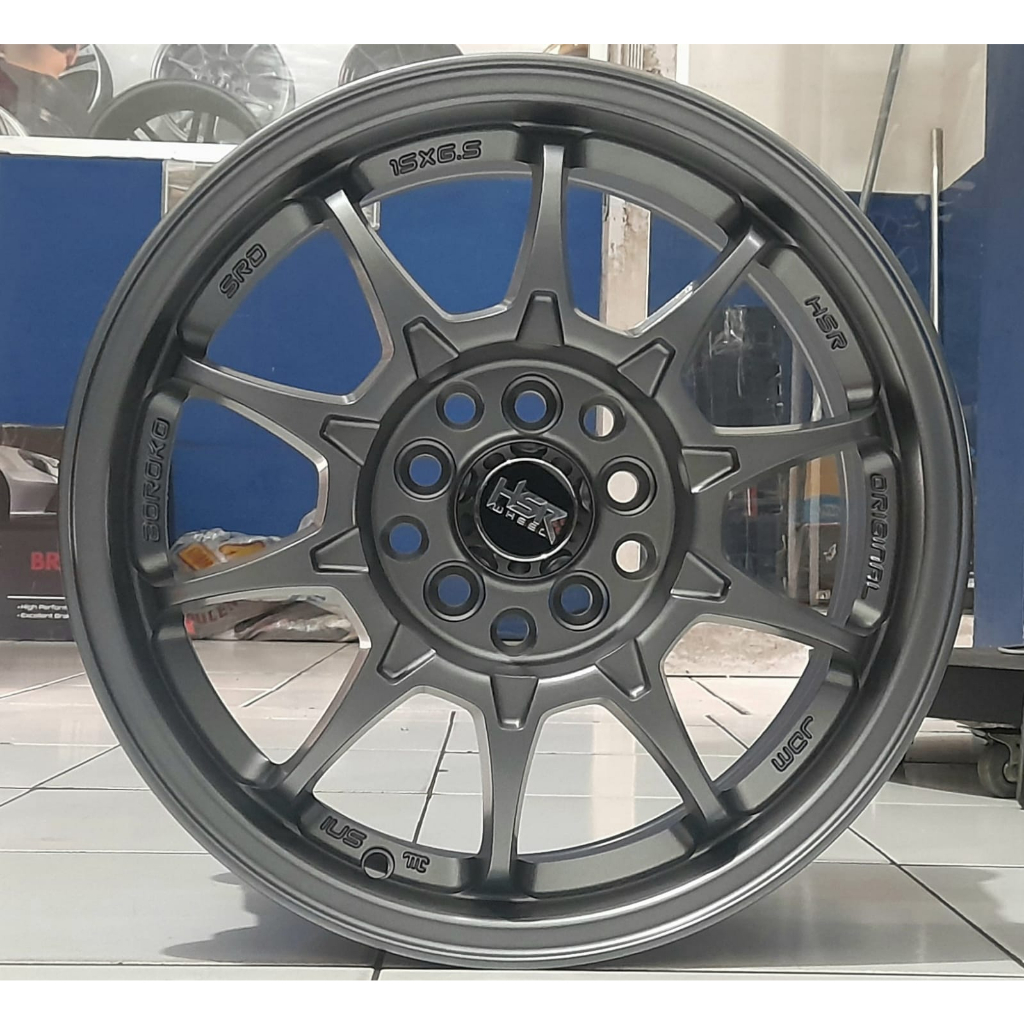 VELG MOBIL RACING RING 15 HSR BOROKO SRD UNTUK ERTIGA SIENTA LUXIO  RING 15