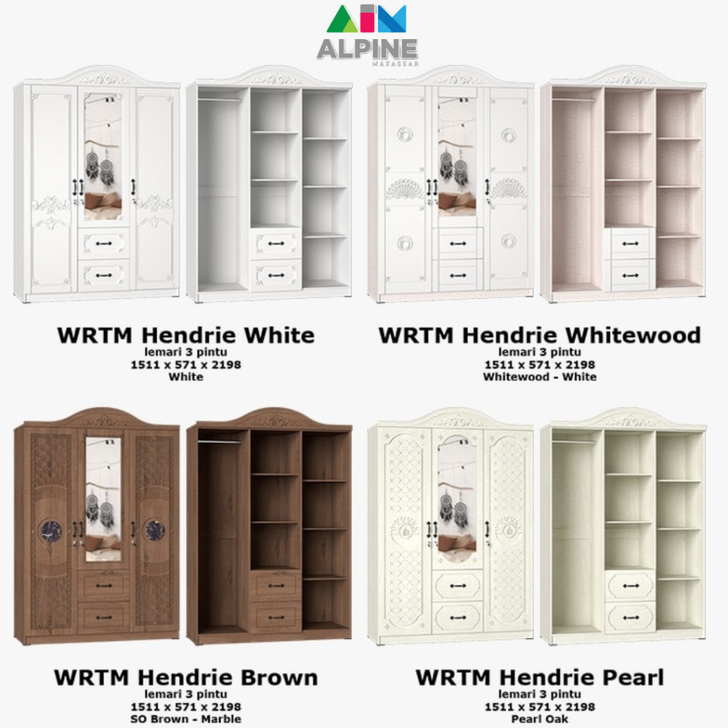 OLYMPIC LEMARI BAJU WRTM HENDRIE (KHUSUS MAKASSAR)