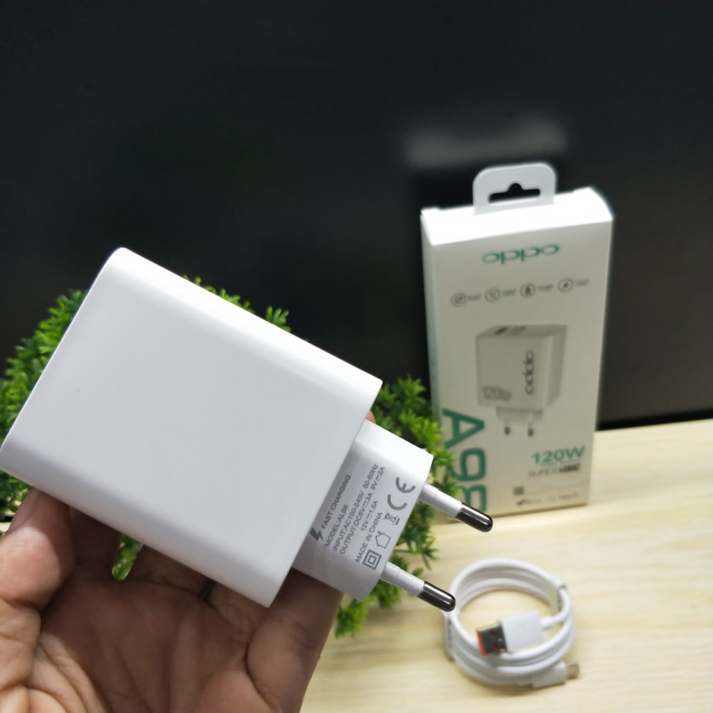 CHARGER OPPO A98 SUPERVOOC 120W FAST CHARGING MICRO TYPE C PROMO SEN
