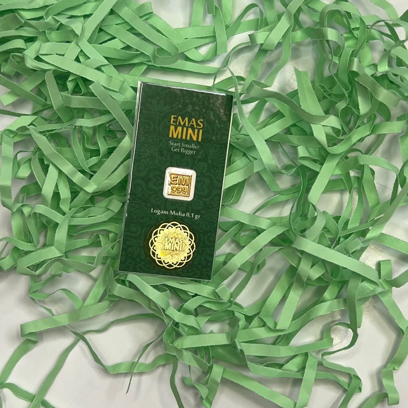 Emas Mini 0,1 Gram | 0.1 gr Logam Mulia Gold 24K