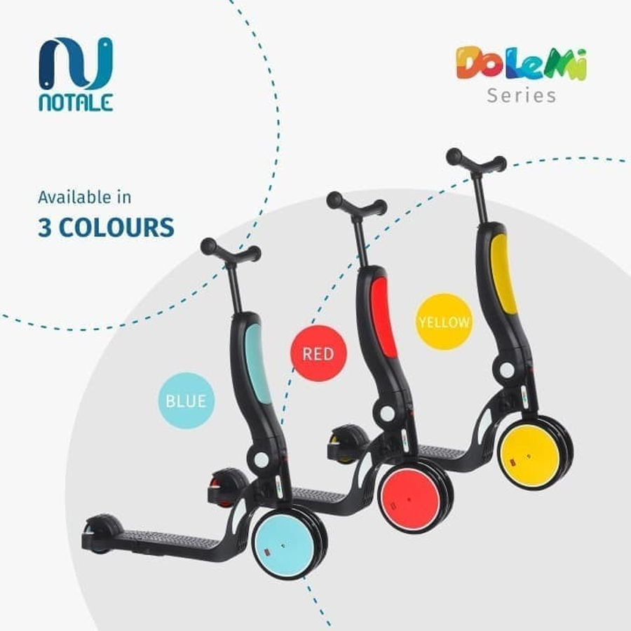 Notale Dolemi Skuter Anak bebehoo Series 5in1 Kids Scooter Sepeda Anak Balance Bike Sepeda Roda Tiga