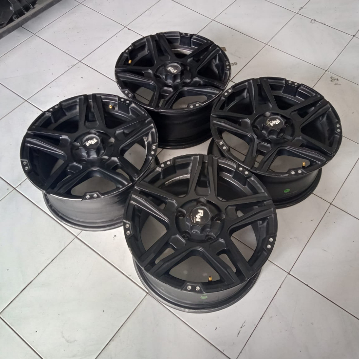 VELG MOBIL BEKAS RING 15 LEBAR 7 LOBANG BAUT 5X114 RH BUAT MOBIL RUSH, TERIOS, INNOVA, APV, GRAND MA