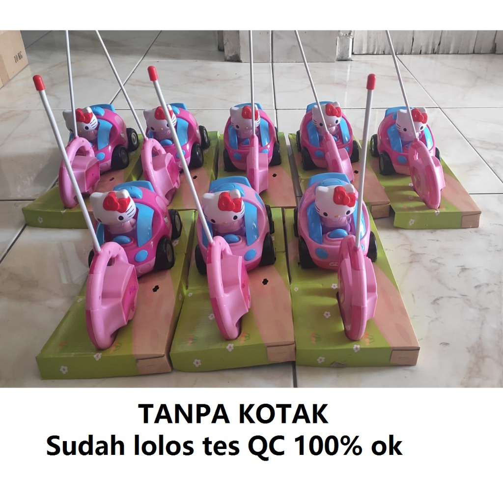New Deals Mobil Remote Control Hello Kitty Pink Remot Doraemon Dengan Musik & Lampu