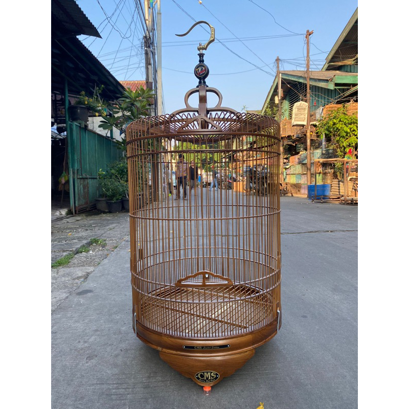 SANGKAR/KANDANG MURAI CMS JATI NATURAL (KACER)