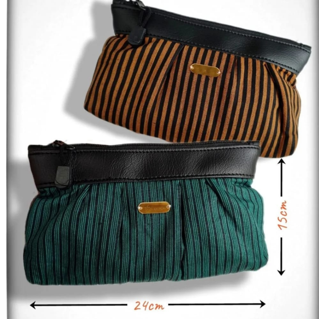 POUCH TENUN LURIK ASLI | DOMPET ETNIK TENUN ELEGAN