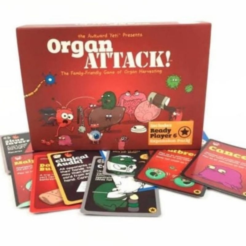 organ attack - board game