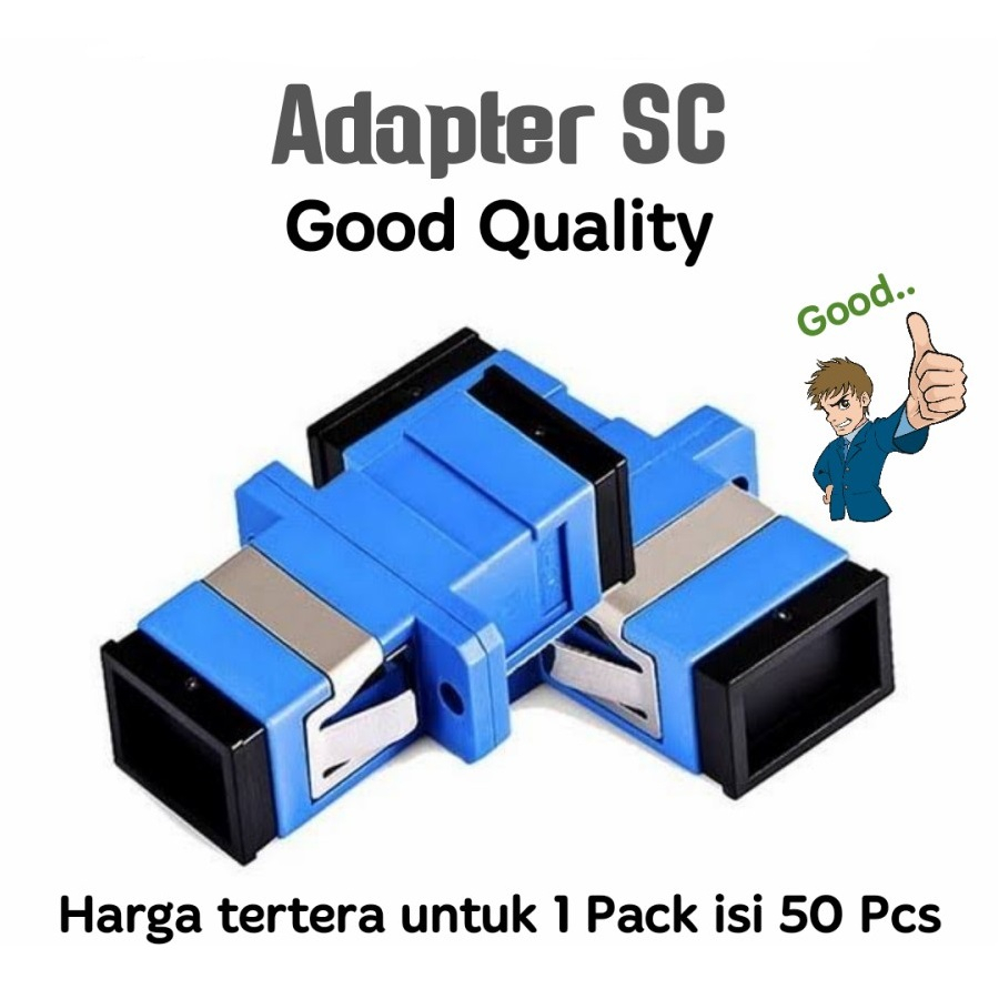 Adapter / Barrel Fiber Optic SC UPC Good Quality