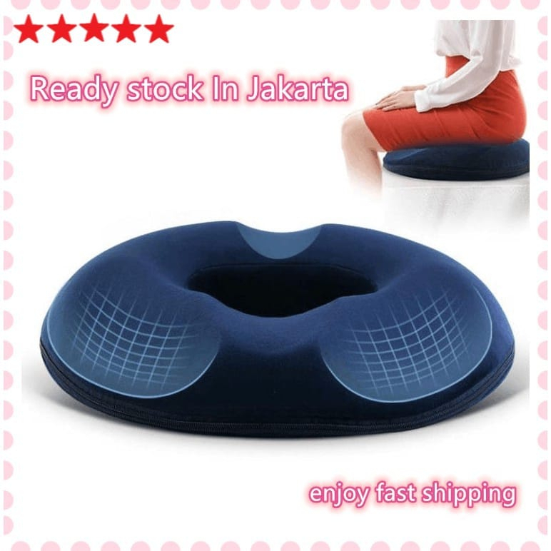 BANTAL DUDUK MEMORY FOAM/ BANTAL TERAPI TULANG EKOR/ BANTAL TRAVELING /Bantal Duduk Memory Foam Empu