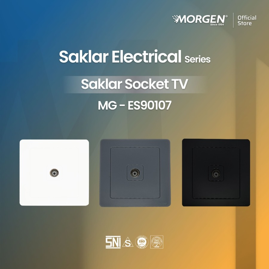 Morgen Antena Socket MG ES90107 SNI Serial Elektrik Series