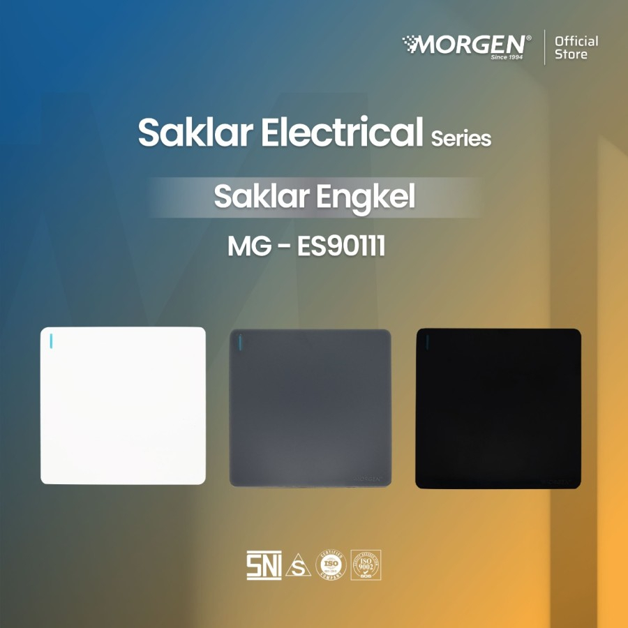 Morgen Saklar Engkel Premium MG ES90111 SNI Serial Elektrik Series