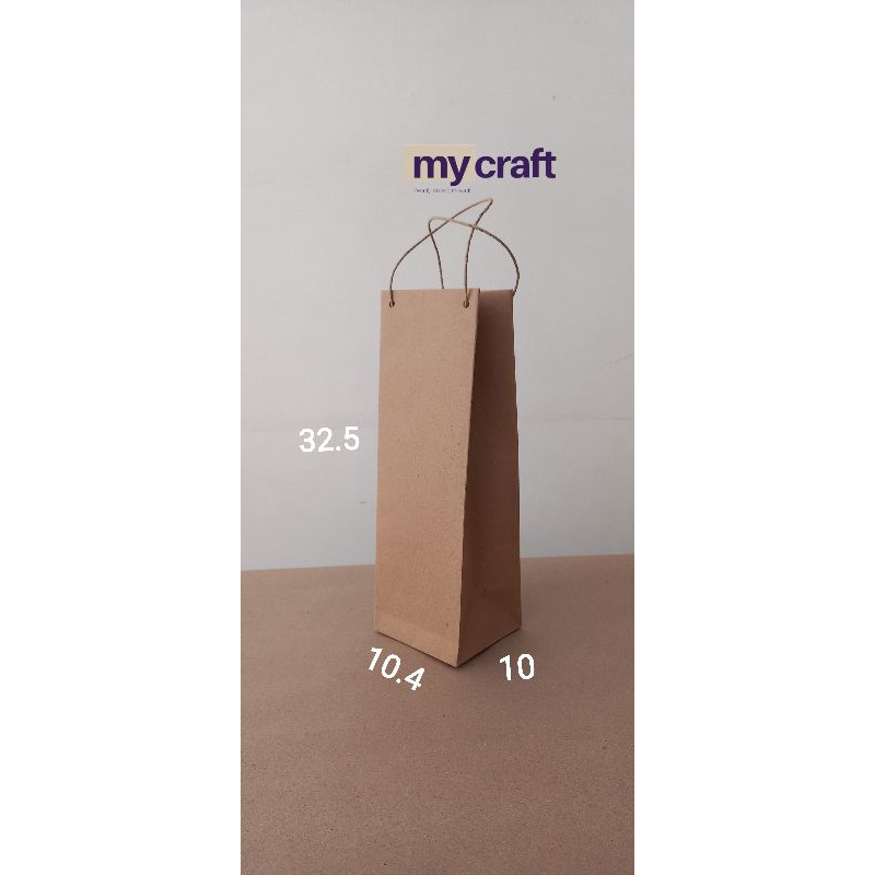 

kantong kertas /paper bag P10.4 L10 T32.5 isi 1 pcs