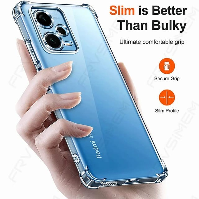 Soft Case Silikon Redmi Note 12 4G Redmi Note 12 Pro 4G Redmi Note 12 Pro 5G Redmi Note 12s Bening Transparant Airbag Anti Crack Tebal