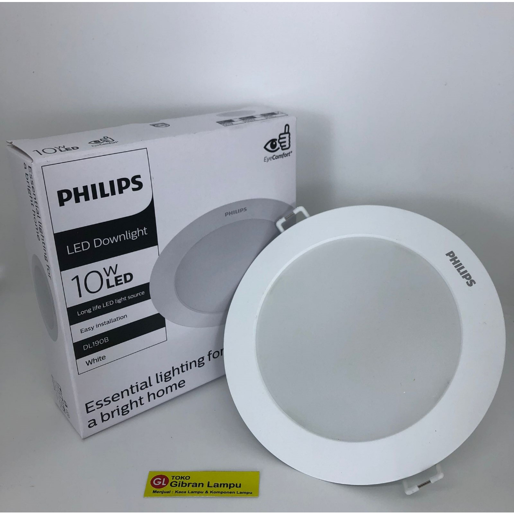 Lampu LED Downlight Panel Philips Essential White 3,5w 7w 10w - LED Plafon IB Philips All Varian Watt DL190B