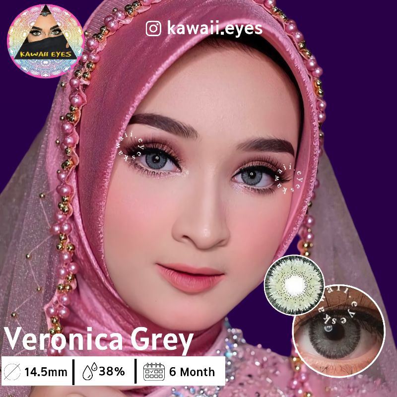 Softlens Topgel Veronica Grey /Brown