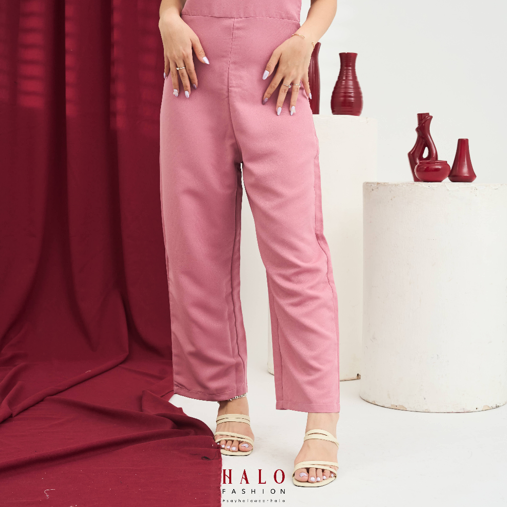 [HaloFashion] Louis Sexy Jumpsuit Overall Basic Jumpsuit Korean Fashion