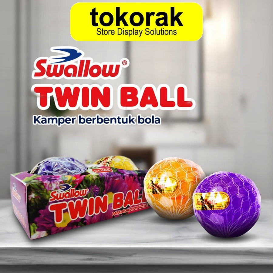 SWALLOW TWIN BALL 2 X 150 G BOLA JUMBO KAMPER JARING GANTUNG ISI 150GR