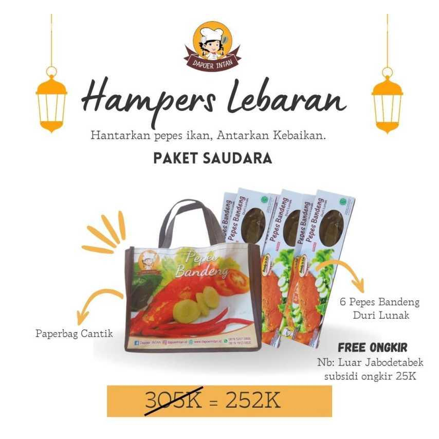

dapoer intan hampers lebaran idul fitri paket saudara pepes bandeng