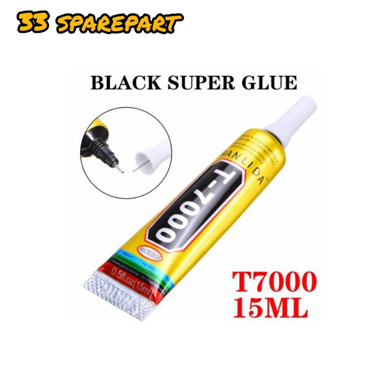 

LEM TOUCHSCREEN T7000 15ML || LEM LCD T-7000 CAIRAN HITAM SUPER AMPUH