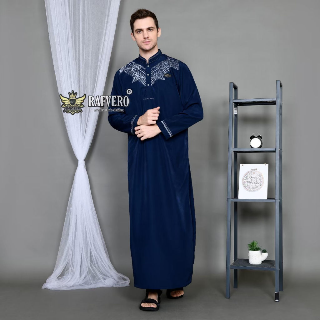 JUBAH PRIA MOTIF TERBARU EMBOS TERBARU MEWAH - GAMIS KOKO KURTA LAKI LAKI DEWASA UKURAN M L XL