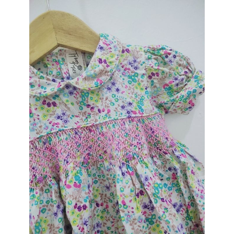 preloved tykes n tots smocked romper