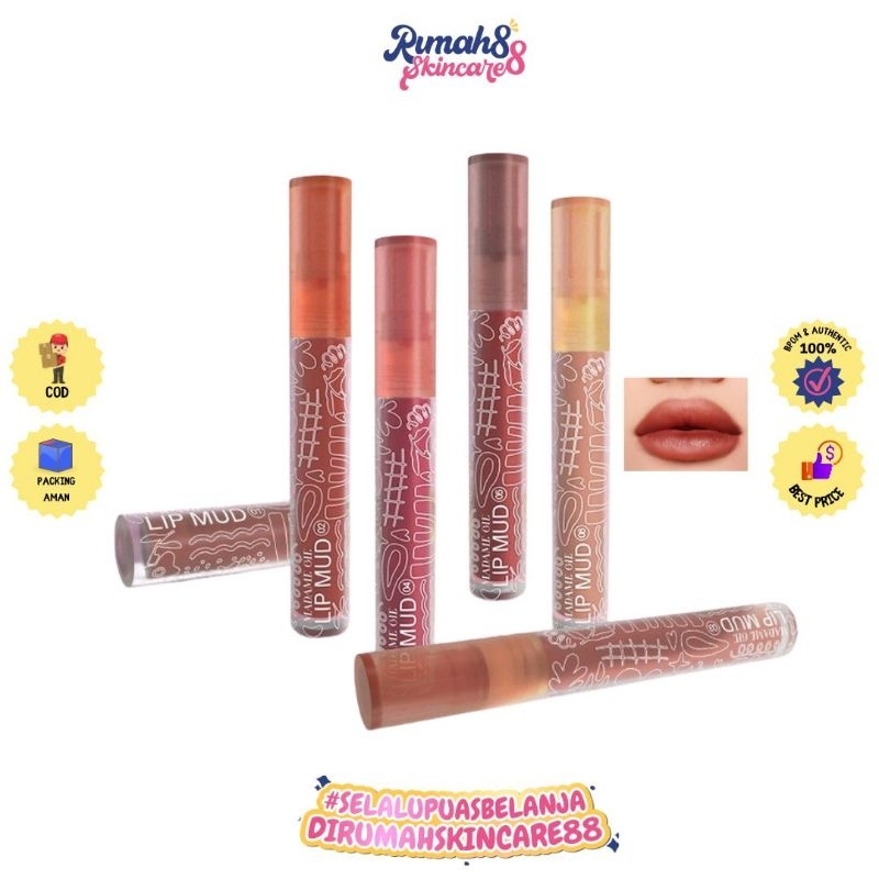 MADAME GIE Lip Mud - Make Up Lipstick Velvet Multi-Use Transferproof