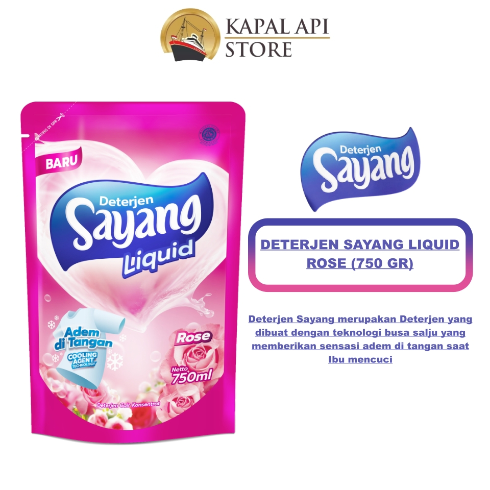 Sayang Rose Liquid Detergent Cair 750mL