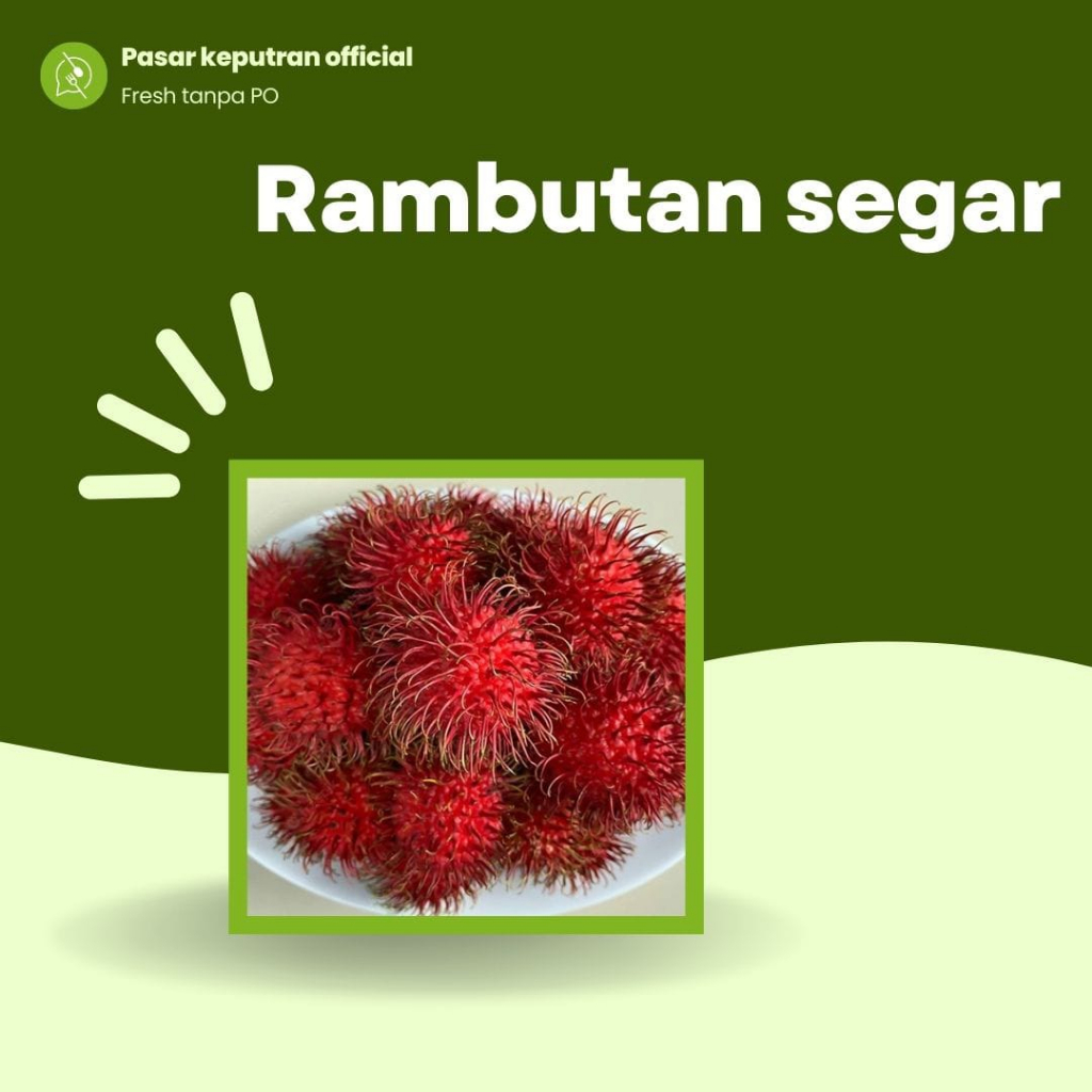 

rambutan segar, buah rambutan 1kg, rambutan