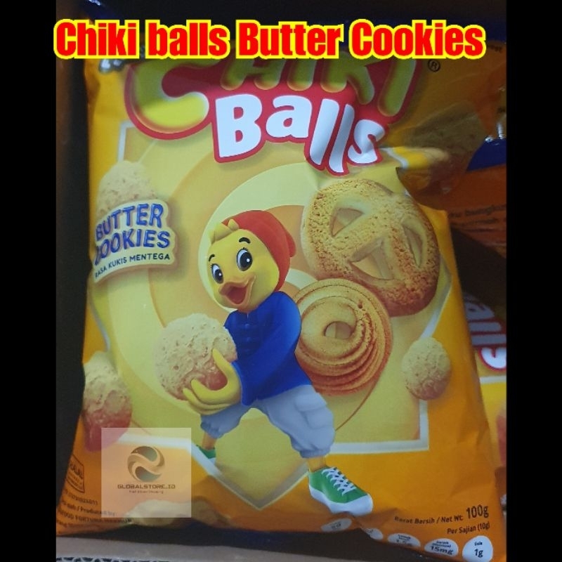 

Chiki Balls Butter Cookies 100gr/ Chiki Balls Ayam / Cheese / coklat 55gr