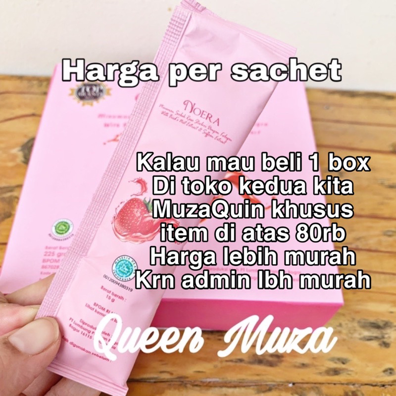 Noera Collagen Drink Minuman Kolagen Harga Per Sachet BPOM Halal