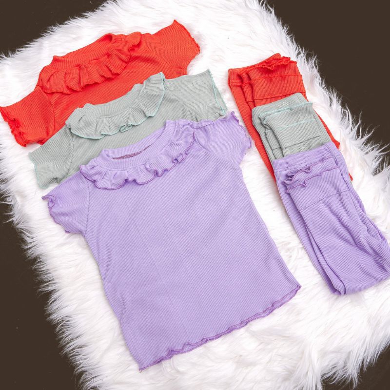 Baju Setelan Anak Perempuan REMPEL Knit Tee Usia 1-5 Tahun