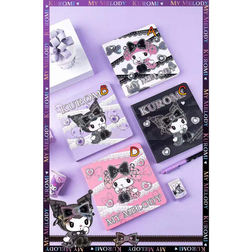 

NOTE BOOK ORI MELODY KUROMI KOTAK KOTAK (9.5X10)
