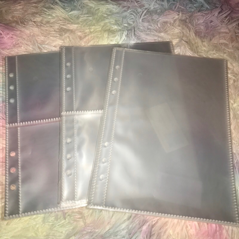 

Isi binder 4p sleeve a5 6 ring untuk binder jelly zipper