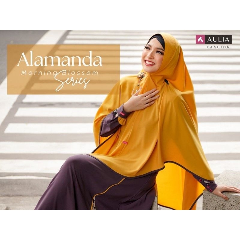 SET GAMIS ALAMANDA MORNING BLOSSOM SERIES BY AULIA FASHION TERBARU 2023
