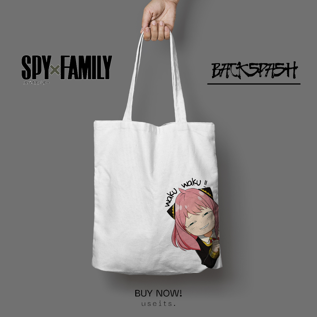 Totebag Tas Anime Spy X Family Anya Forger - SPY X FAMILY