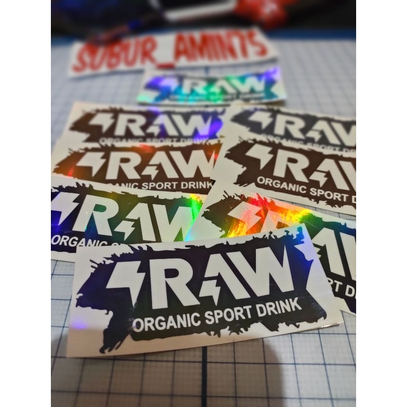 

stiker raw stiker logo raw stiker hologram