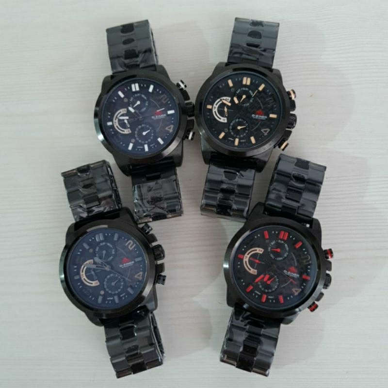 Jam tangan Original D-ZINER DZ 9007 Day date aktif Water resist fullset