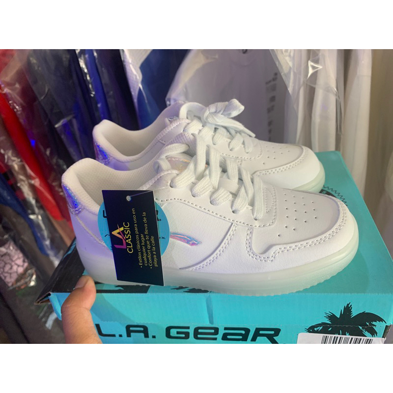 obral sale la gear white kids original