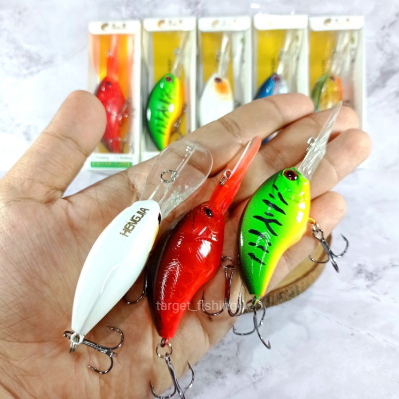 Crankbait Kerapu 12gr Deep Diving 3,5mtr - Umpan Casting Muara Lidah Panjang