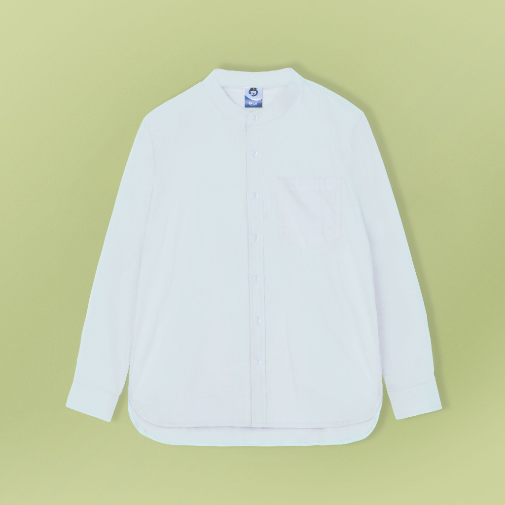 Orca Kemeja Panjang Basheer Shirt Cloudy White