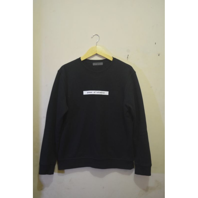 Crewneck Sweater Giordano Pria Wanita Katun Second / Thrifitng