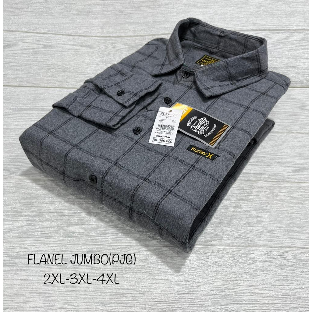 Kemeja pria XXL - XXXXL / flanel jumbo pria dewasa / flanel big size / baju kemeja kotak kotak kotak