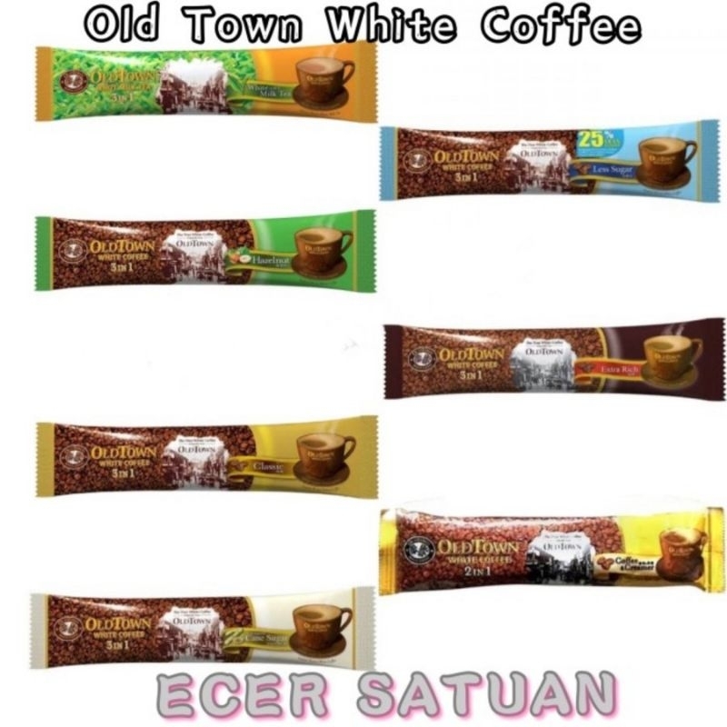 

Kopi OldTown White Coffee 3in1 Malaysia Kopi Stik Sachet (Eceran)